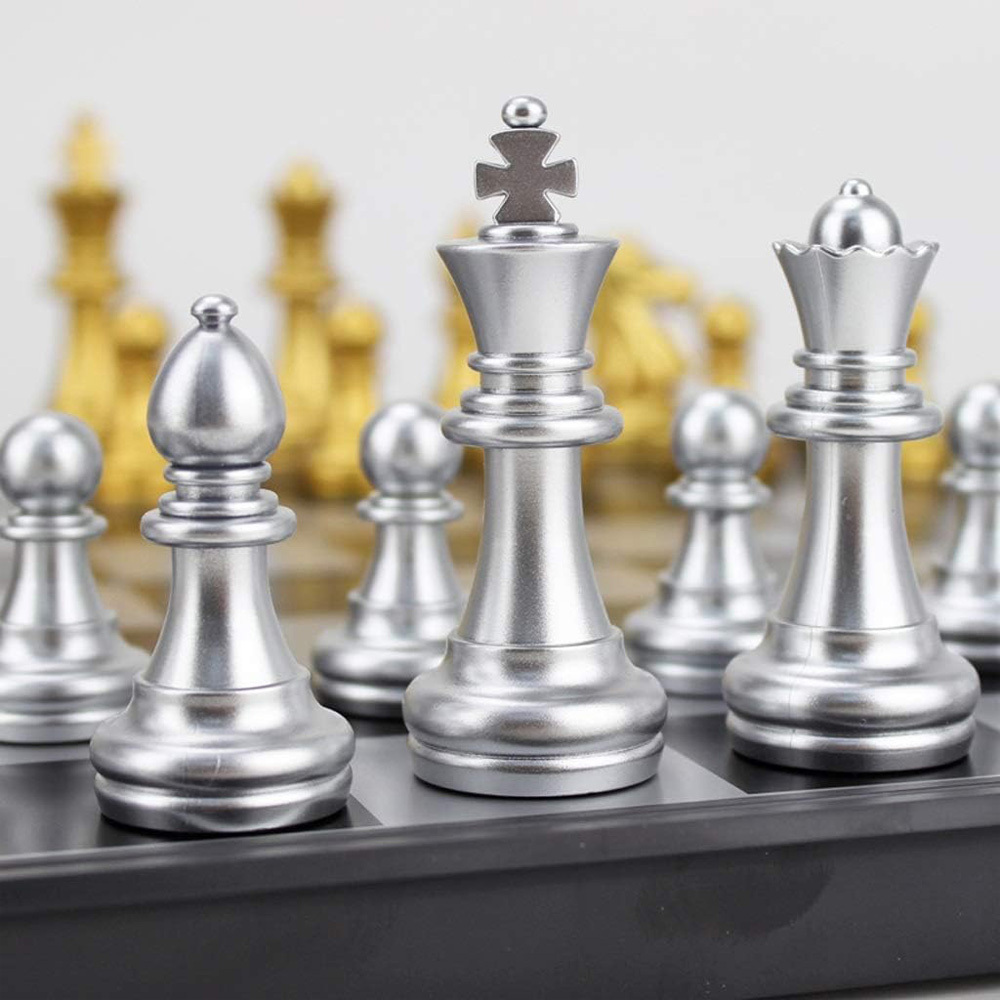 Travel Folding Magnetic Chess Set,9.8 In, 25 Cm,Folding And Portable Chess Board Games - Image 3
