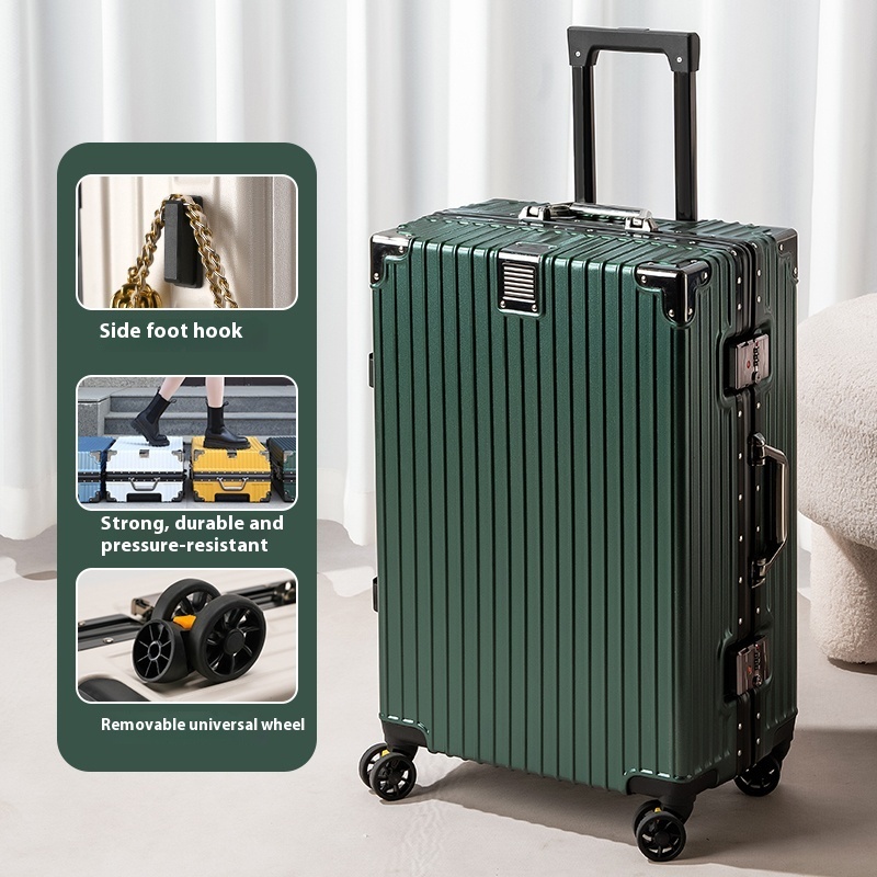 Suitcase Large Capacity Aluminium Frame Luggage - Image 8