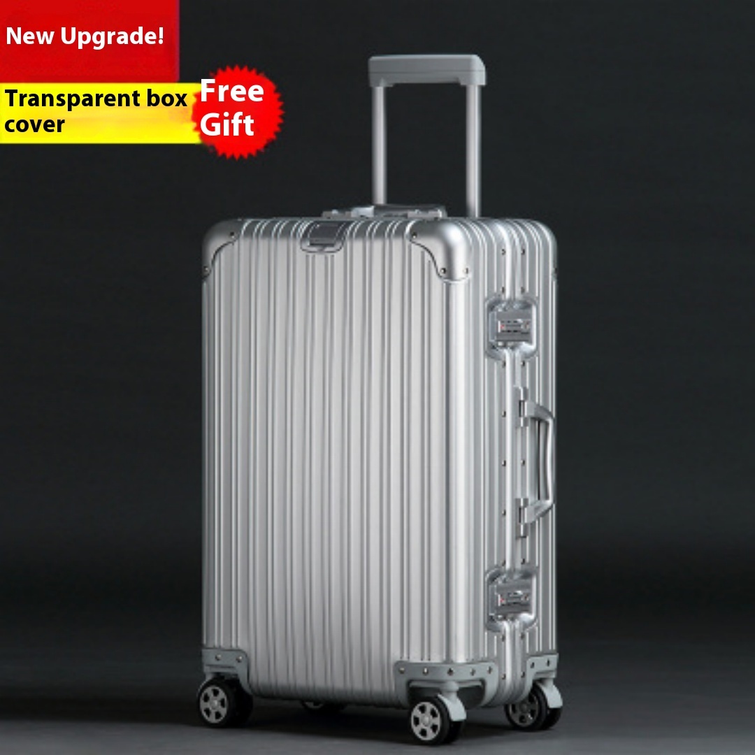 Men's And Women's Metal Travel Luggage - Image 4